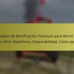 Códigos de Bonificación Premium para World of Tanks Blitz: Beneficios, Disponibilidad, Cómo aplicar